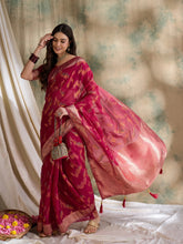 Womens Fashion Ethnic Pink Color Sarees-MLSHWSA1588PNK0ONE